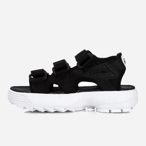 Sandalias Fila Niños Negras - Disruptor - España 503497LDC